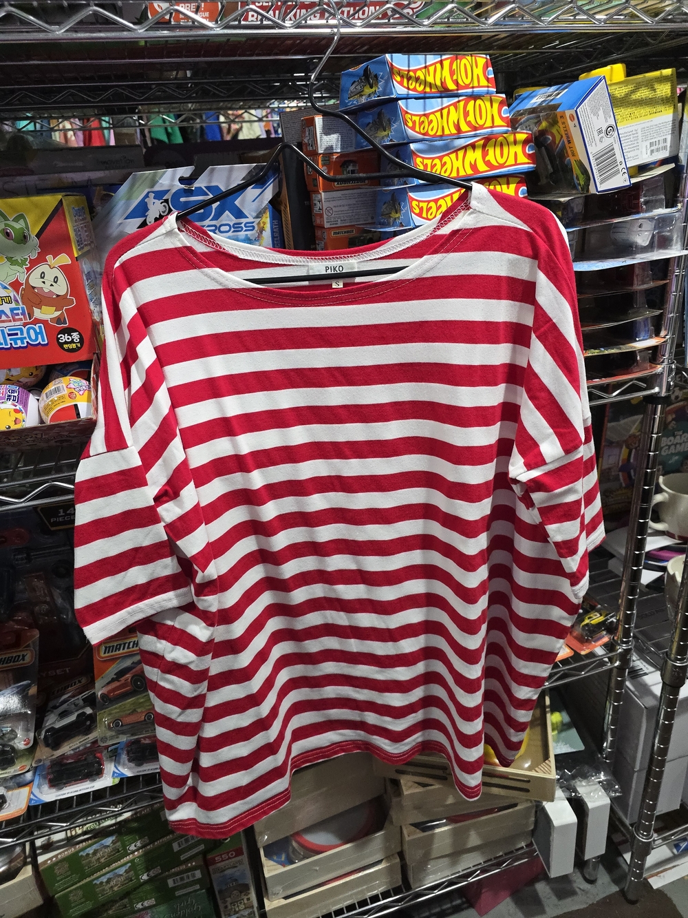 GUC Small Piko 1988 Red and White Striped Tee